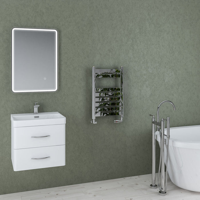 Eastbrook Staverton Straight Heated Towel Rail Chrome