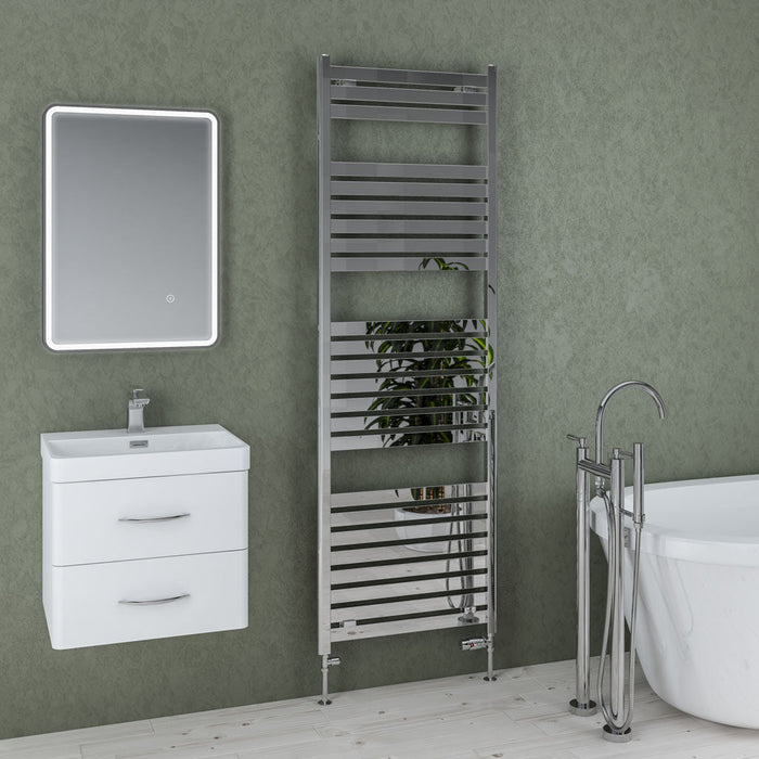 Eastbrook Staverton Straight Heated Towel Rail Chrome