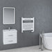 Eastbrook Staverton Straight Heated Towel Rail White