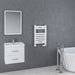 Eastbrook Staverton Straight Heated Towel Rail White