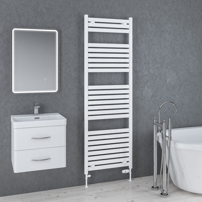 Eastbrook Staverton Straight Heated Towel Rail White