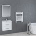 Eastbrook Staverton Straight Heated Towel Rail White