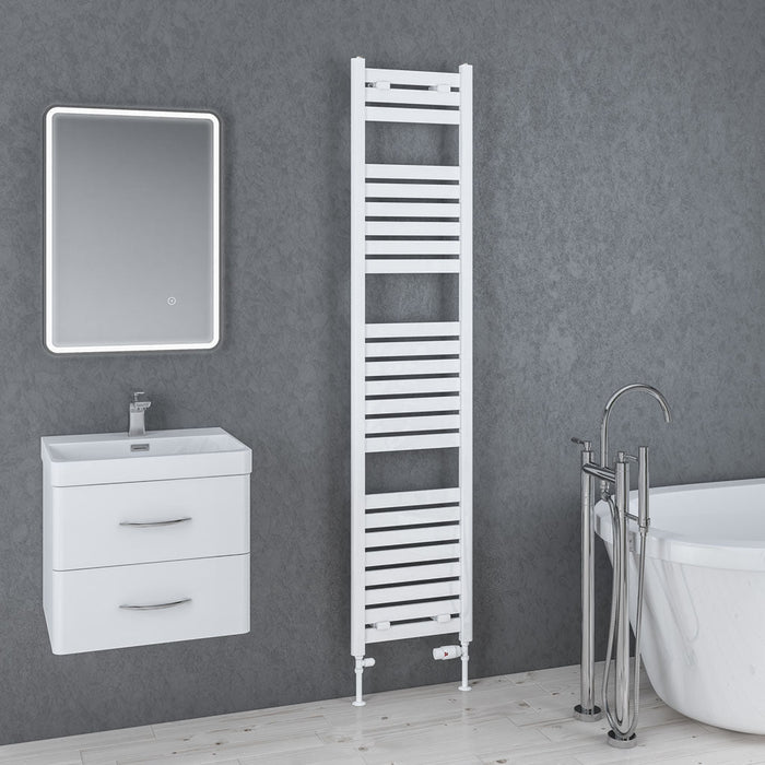 Eastbrook Staverton Straight Heated Towel Rail White