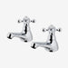 Eastbrook Stenhouse Bath Pillar Taps - Chrome - Bath Pillar