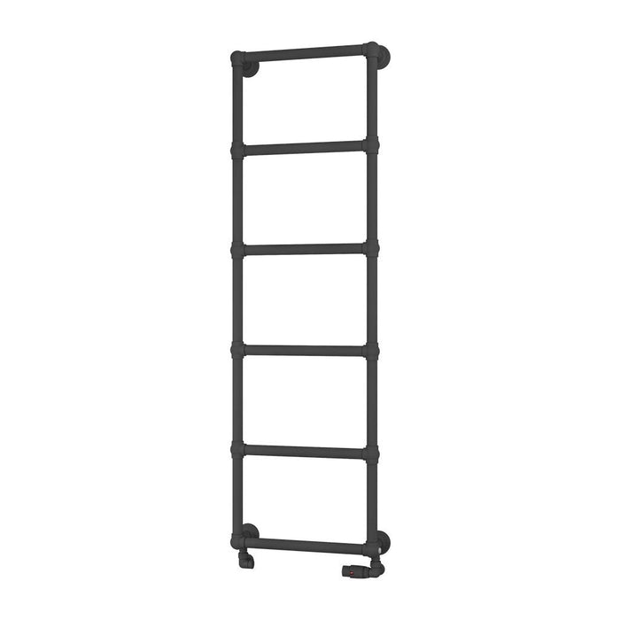 Eastbrook Stour Vertical Straight Heated Towel Rail - Matt