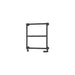 Eastbrook Stour Vertical Straight Heated Towel Rail - Matt