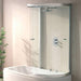 Eastbrook Straight Bath Screen - 1850mm x 760mm - Right