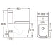 Eastbrook Sudbury Back To Wall Eco Vortex Close Coupled