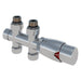 Eastbrook Thermostatic Twin inlet Straight Radiator Valve