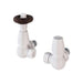 Eastbrook Traditional Thermostatic Lockshield Corner