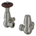 Eastbrook Traditional Thermostatic Lockshield Corner