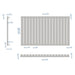 Eastbrook Tunstall Designer Radiator Matt Black - Radiators