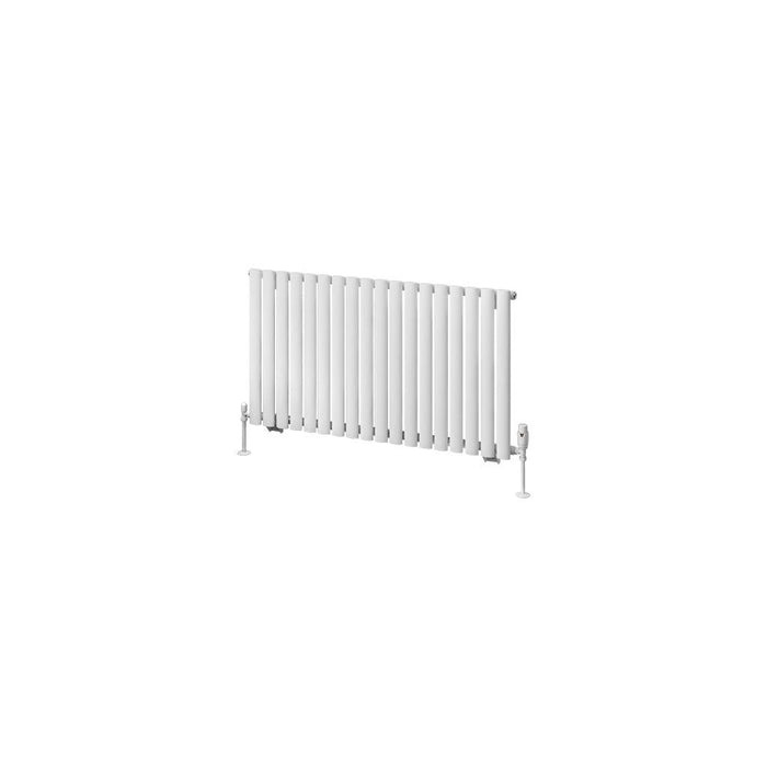 Eastbrook Tunstall Designer Radiator Matt White - 600mm x
