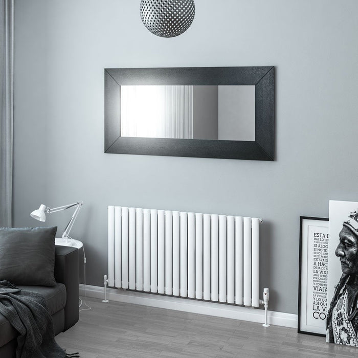 Eastbrook Tunstall Designer Radiator Matt White - 600mm x