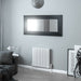 Eastbrook Tunstall Designer Radiator Matt White - 600mm x