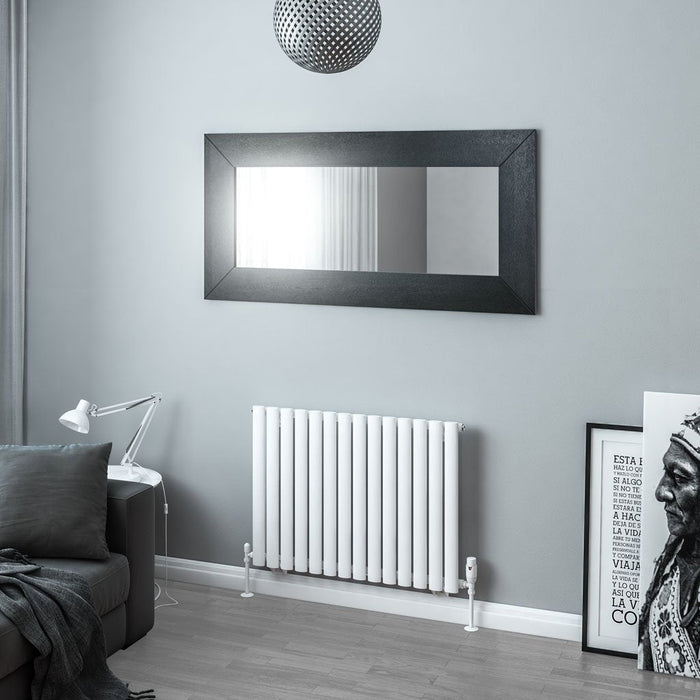 Eastbrook Tunstall Designer Radiator Matt White - 600mm x