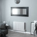 Eastbrook Tunstall Designer Radiator Matt White - 600mm x