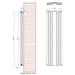 Eastbrook Tunstall Double Designer Mirror Radiator Matt