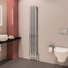 Eastbrook Tunstall Double Designer Radiator Chrome - 1800mm