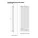 Eastbrook Tunstall Double Designer Radiator Matt Black