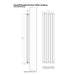 Eastbrook Tunstall Double Designer Radiator Matt Black