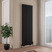 Eastbrook Tunstall Double Designer Radiator Matt Black