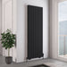 Eastbrook Tunstall Double Designer Radiator Matt Black