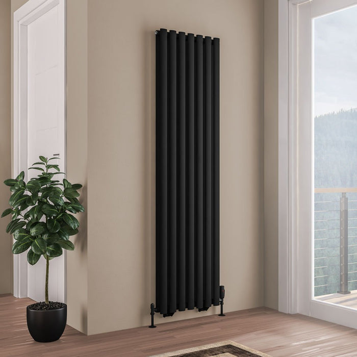Eastbrook Tunstall Double Designer Radiator Matt Black