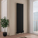 Eastbrook Tunstall Double Designer Radiator Matt Black