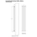 Eastbrook Tunstall Double Designer Radiator Matt Black