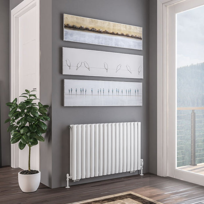 Eastbrook Tunstall Double Designer Radiator Matt White