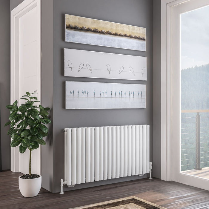 Eastbrook Tunstall Double Designer Radiator Matt White