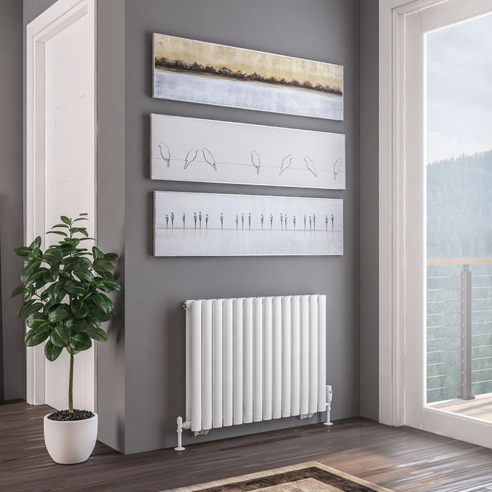Eastbrook Tunstall Double Designer Radiator Matt White