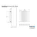 Eastbrook Tunstall Double Designer Radiator Matt White