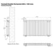 Eastbrook Tunstall Double Designer Radiator Matt White