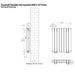 Eastbrook Tunstall Double Designer Radiator Matt White