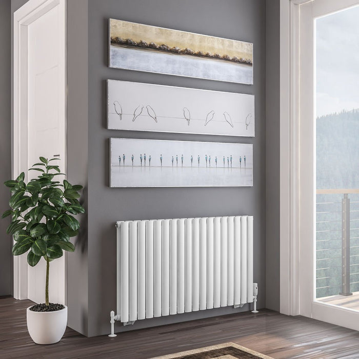 Eastbrook Tunstall Double Designer Radiator Matt White