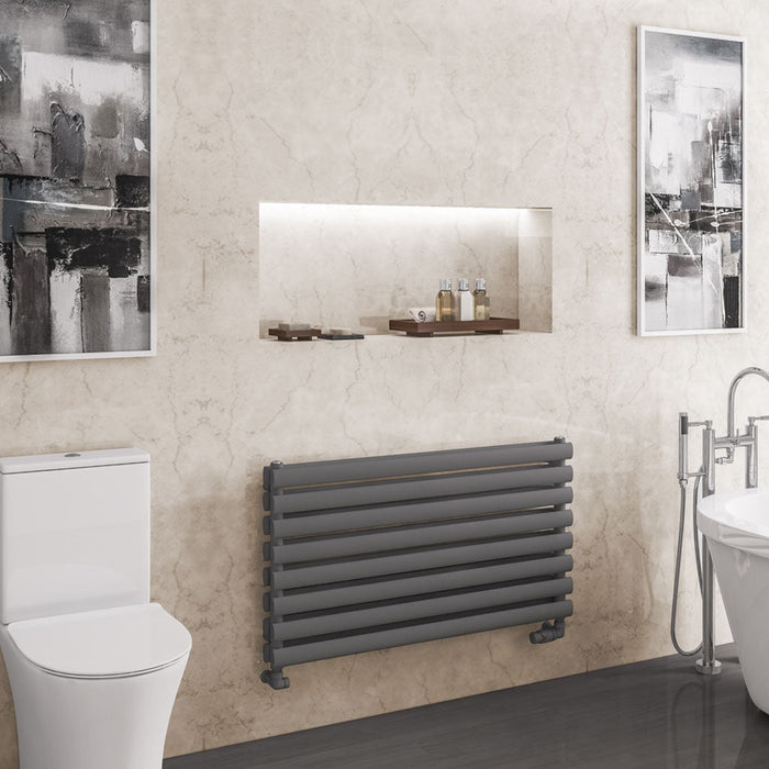 Eastbrook Tunstall Double Horizontal Designer Heated Towel