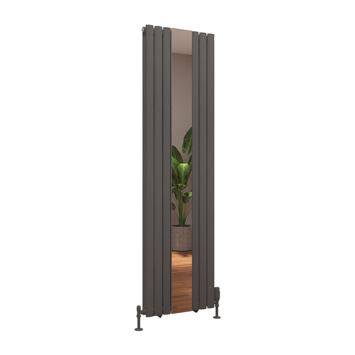Eastbrook Tunstall Double Mirror Designer Radiator - Matt