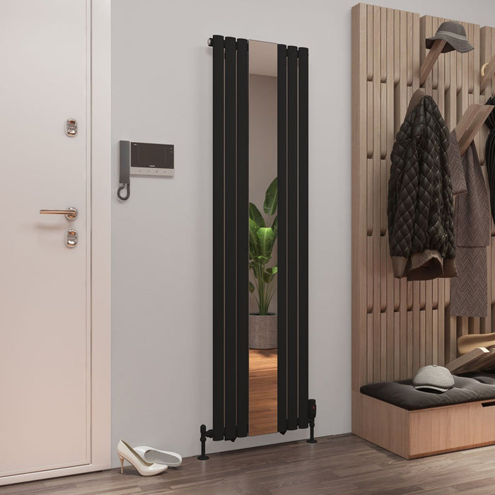 Eastbrook Tunstall Single Designer Mirror Radiator Matt