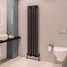 Eastbrook Tunstall Vertical Designer Radiator Matt Black