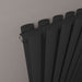 Eastbrook Tunstall Vertical Designer Radiator Matt Black