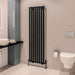 Eastbrook Tunstall Vertical Designer Radiator Matt Black