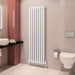Eastbrook Tunstall Vertical Designer Radiator Matt White