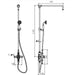 Eastbrook Twin Thermostatic Exposed Shower Valve With Rigid