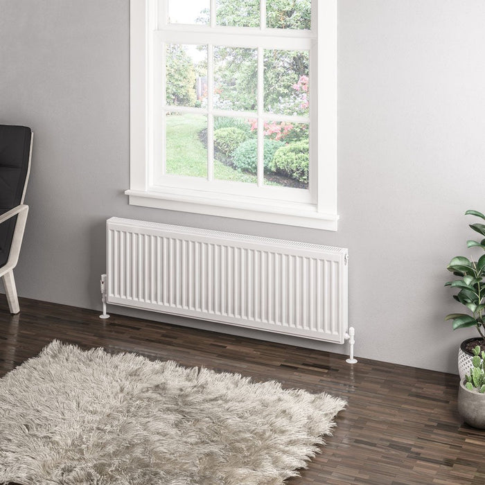 Eastbrook Type 11 Compact Single Panel Radiator Gloss White