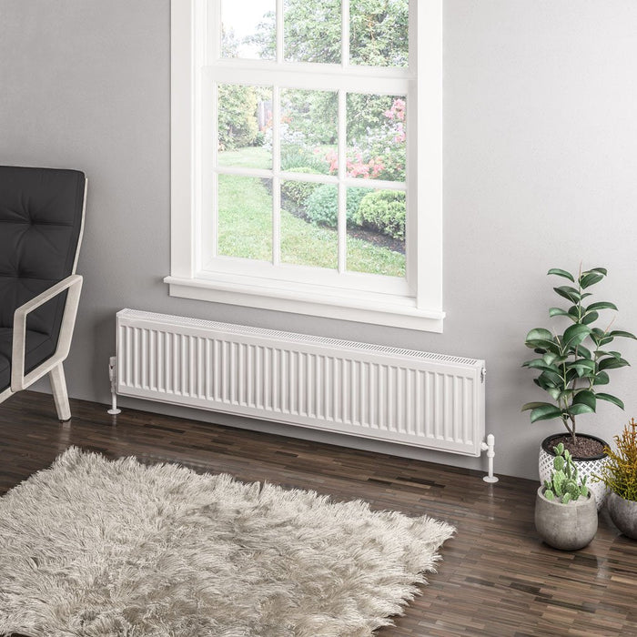 Eastbrook Type 11 Compact Single Panel Radiator Gloss White