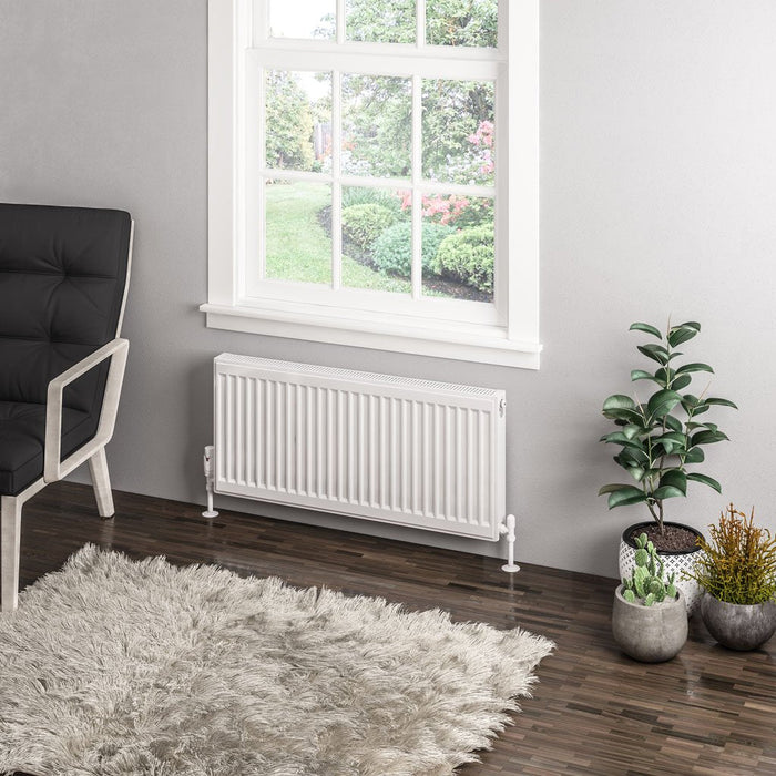 Eastbrook Type 11 Compact Single Panel Radiator Gloss White