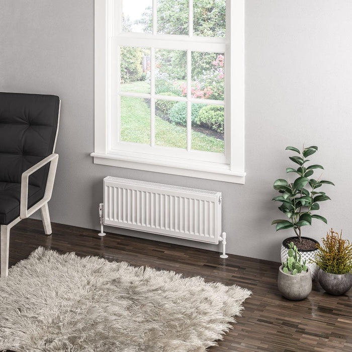Eastbrook Type 11 Compact Single Panel Radiator Gloss White