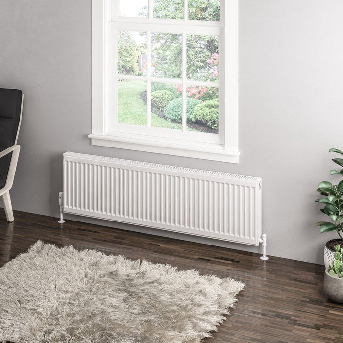 Eastbrook Type 11 Compact Single Panel Radiator Gloss White
